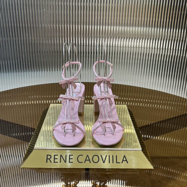 Rene Caovilla - Caterina Peach Sandal