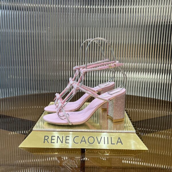 Rene Caovilla - Caterina Peach Sandal