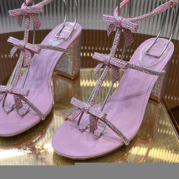 Rene Caovilla - Caterina Peach Sandal