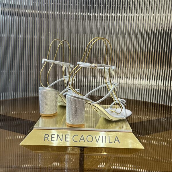 Rene Caovilla – Caterina Peach Sandal