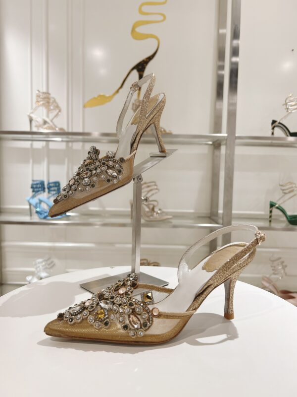 Rene Caovilla - High-Heeled Slingbacks Veneziana 75
