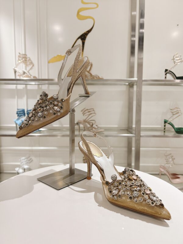 Rene Caovilla - High-Heeled Slingbacks Veneziana 75