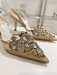 Rene Caovilla - High-Heeled Slingbacks Veneziana 75