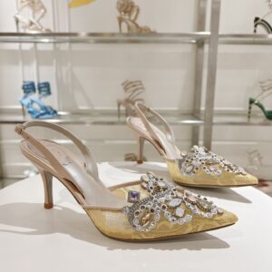 Rene Caovilla - High-Heeled Slingbacks Veneziana 75