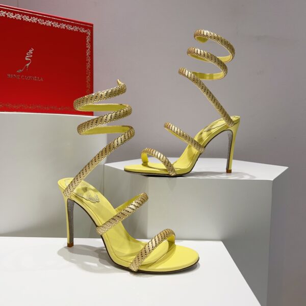 Rene Caovilla - Cleo Sandal With Crystals 105
