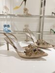 Rene Caovilla – High-Heeled Slingbacks Veneziana 75