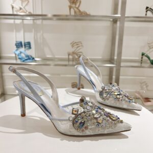 Rene Caovilla – High-Heeled Slingbacks Veneziana 75