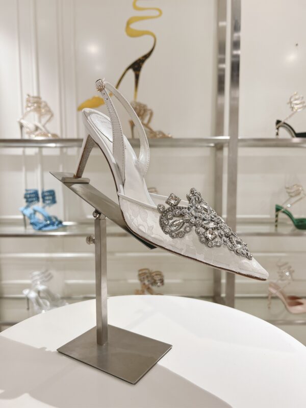 Rene Caovilla – High-Heeled Slingbacks Veneziana 75