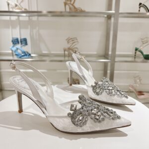 Rene Caovilla – High-Heeled Slingbacks Veneziana 75