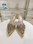 Rene Caovilla – High-Heeled Slingbacks Veneziana 75