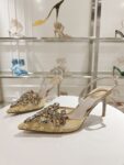 Rene Caovilla – High-Heeled Slingbacks Veneziana 75