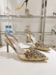 Rene Caovilla – High-Heeled Slingbacks Veneziana 75