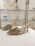 Rene Caovilla – High-Heeled Slingbacks Veneziana 75