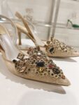 Rene Caovilla – High-Heeled Slingbacks Veneziana 75