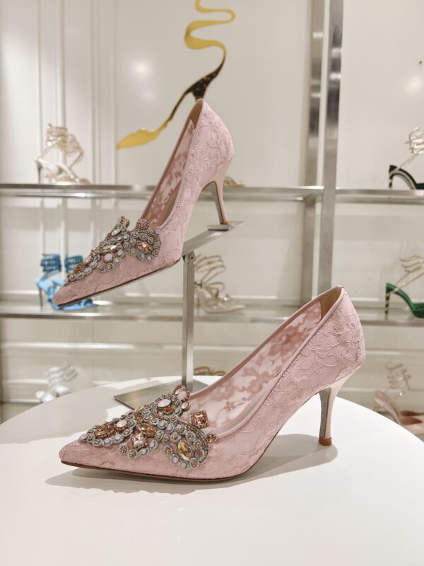 Rene Caovilla – High-Heeled Pumps Veneziana 75