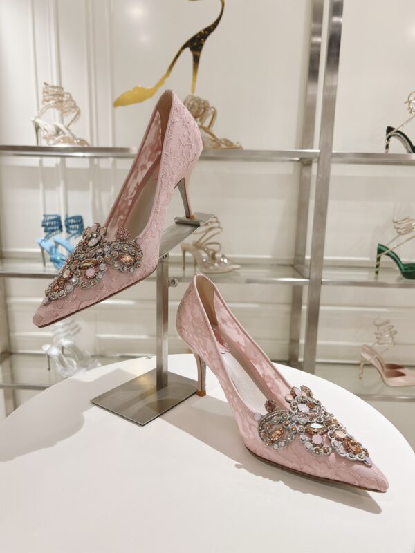 Rene Caovilla – High-Heeled Pumps Veneziana 75