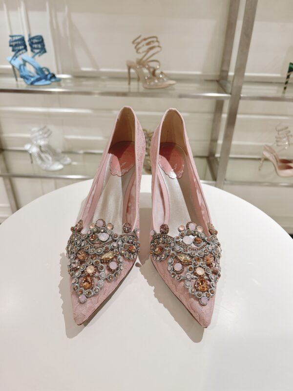 Rene Caovilla – High-Heeled Pumps Veneziana 75