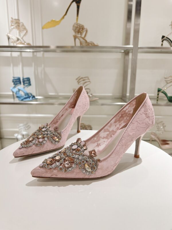 Rene Caovilla – High-Heeled Pumps Veneziana 75