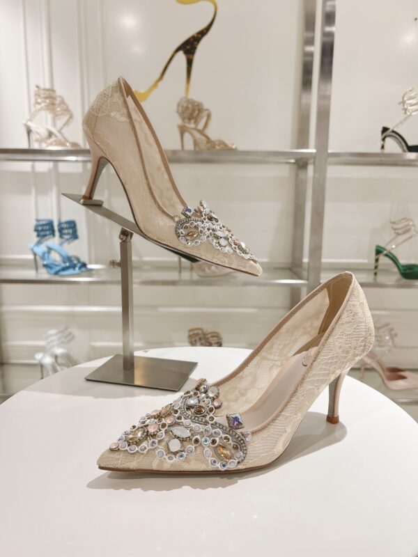 Rene Caovilla – High-Heeled Pumps Veneziana 75