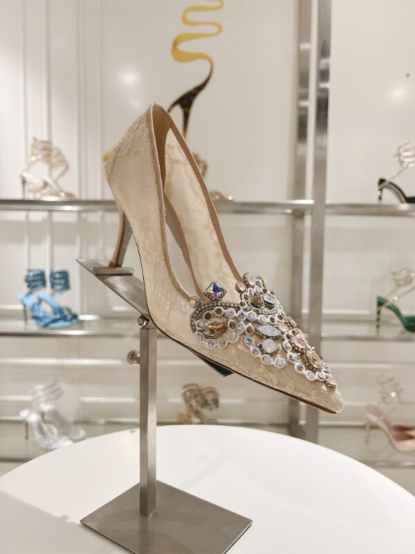 Rene Caovilla – High-Heeled Pumps Veneziana 75