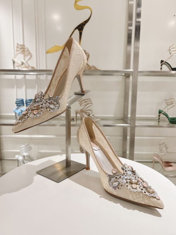 Rene Caovilla – High-Heeled Pumps Veneziana 75