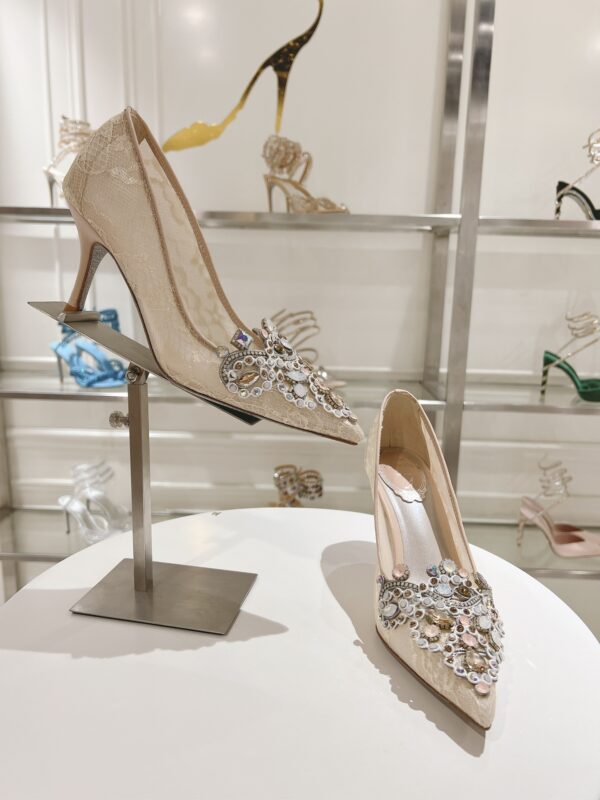 Rene Caovilla – High-Heeled Pumps Veneziana 75