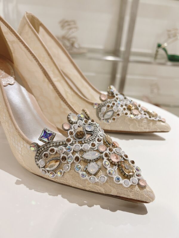 Rene Caovilla – High-Heeled Pumps Veneziana 75