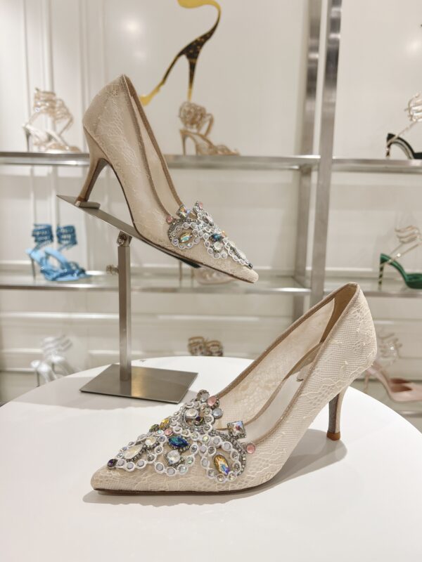 Rene Caovilla – High-Heeled Pumps Veneziana 75
