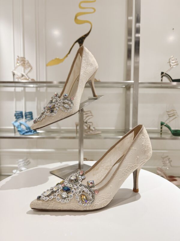 Rene Caovilla – High-Heeled Pumps Veneziana 75