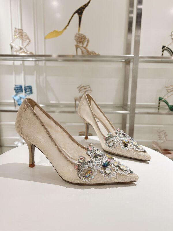 Rene Caovilla – High-Heeled Pumps Veneziana 75