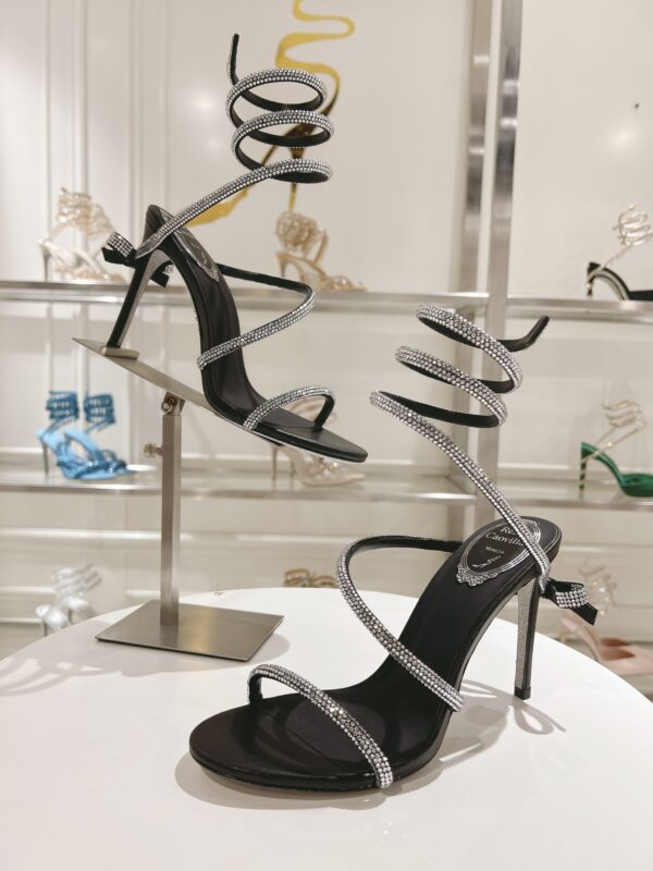 Rene Caovilla - Cleopatra Sandal With Crystals 105