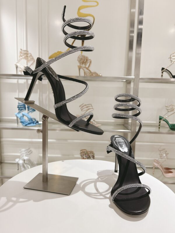 Rene Caovilla - Cleopatra Sandal With Crystals 105