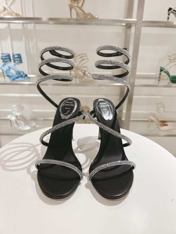 Rene Caovilla - Cleopatra Sandal With Crystals 105