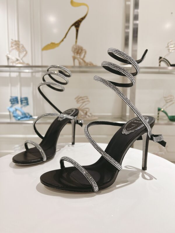 Rene Caovilla - Cleopatra Sandal With Crystals 105