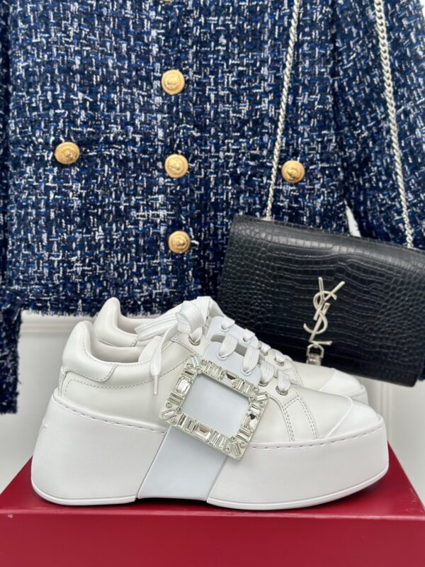 Roger Vivier - Viv' Skate Sneakers in Leather