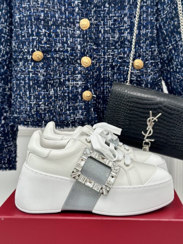 Roger Vivier - Viv' Skate Sneakers in Leather