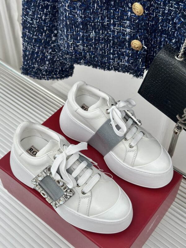 Roger Vivier - Viv' Skate Sneakers in Leather