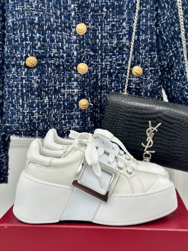 Roger Vivier - Viv' Skate Sneakers in Leather