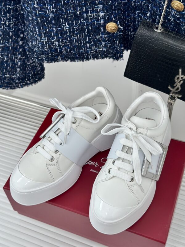 Roger Vivier - Viv' Skate Sneakers in Leather