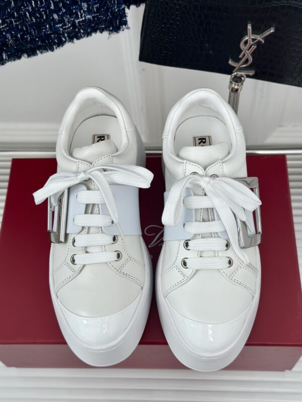 Roger Vivier - Viv' Skate Sneakers in Leather