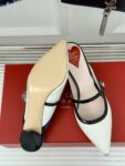 Roger Vivier - Mary Jane Virgule Mules in Patent Leather