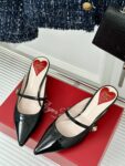 Roger Vivier - Mary Jane Virgule Mules in Patent Leather