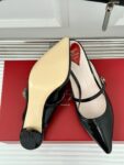 Roger Vivier - Mary Jane Virgule Mules in Patent Leather