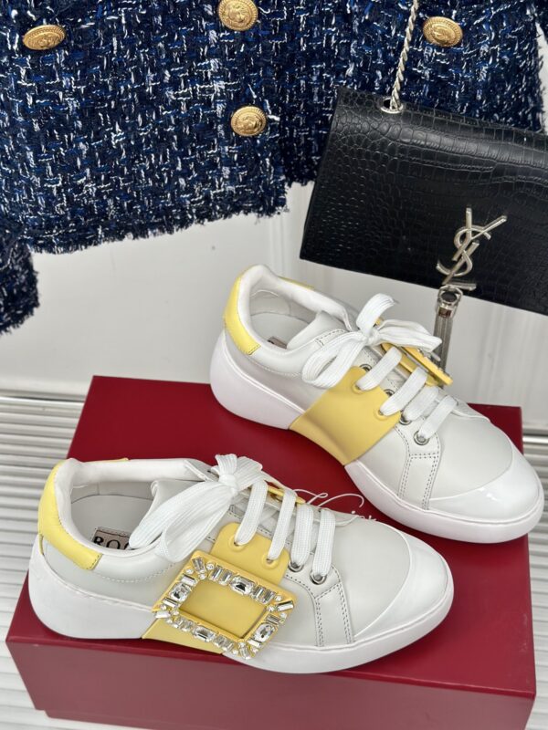 Roger Vivier - Viv' Skate Sneakers in Leather