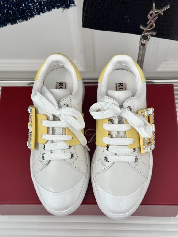 Roger Vivier - Viv' Skate Sneakers in Leather