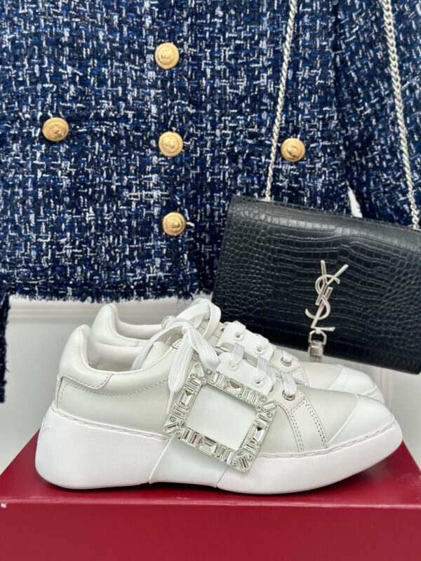 Roger Vivier - Viv' Skate Sneakers in Leather