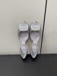 Roger Vivier - Chips Crystal Strass Buckle D'Orsay Flats