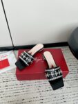 Roger Vivier - Strass Heel Disco Mules in Nappa Leather