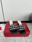Roger Vivier - Strass Heel Disco Mules in Nappa Leather
