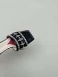 Roger Vivier - Strass Heel Disco Mules in Nappa Leather